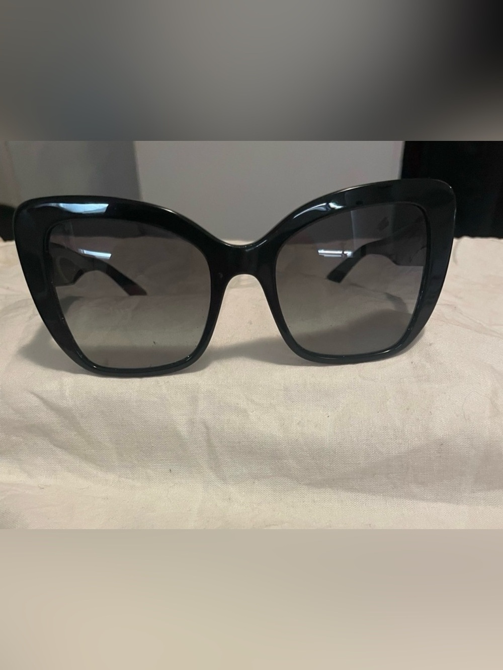 Dolce & Gabbana Oversized Black Sunglasses